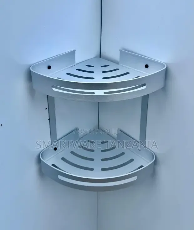 Corner Caddy Bathroom Shower Shelf Wall Mounted Silver - Buy in Dar es Salaam, Tanzania | Smartware