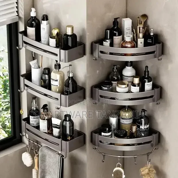 Corner Shower Rack Caddy With Hooks - Buy in Dar es Salaam, Tanzania | Smartware