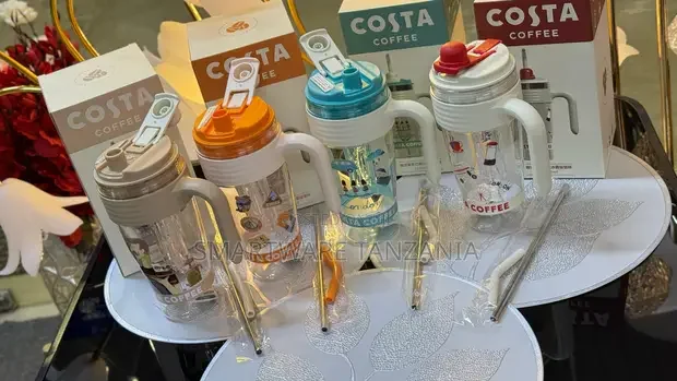 Costa Coffee Reusable Red Plastic Travel Mug Tumbler Cup - Buy in Dar es Salaam, Tanzania | Smartware