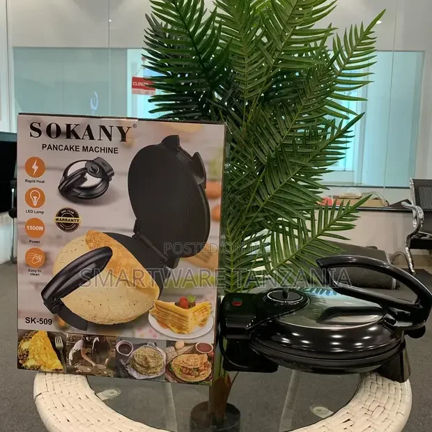 Crepe Pancake Maker, Electric Hot Plate for DIY Pancakes - Buy in Dar es Salaam, Tanzania | Smartware