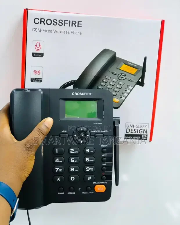 Crossfire GSM Fixed Desktop Wireless Phone With Dual SIM - Buy in Dar es Salaam, Tanzania | Smartware