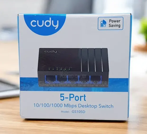 Cudy GS105D 5-Port Gigabit Power Saving Desktop Switch - Buy in Dar es Salaam, Tanzania | Smartware