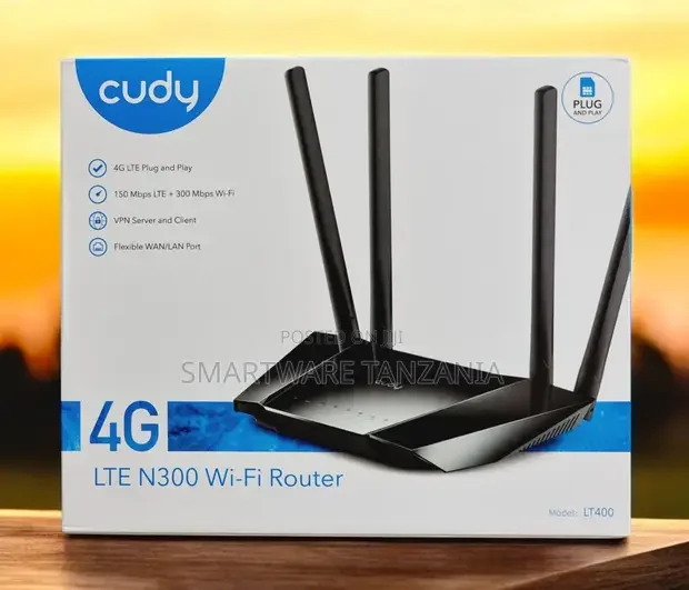Cudy LT400 4G LTE N300 Wi-Fi Router - Buy in Dar es Salaam, Tanzania | Smartware