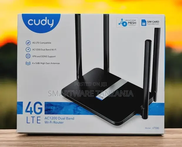 Cudy LT500 4G LTE AC1200 Dual-Band Wi-Fi Router - Buy in Dar es Salaam, Tanzania | Smartware