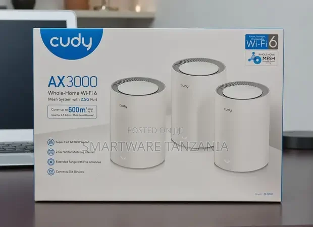 Cudy M3000 Ax3000 Whole-Home Wi-Fi 6 Mesh System 3-Pack - Buy in Dar es Salaam, Tanzania | Smartware
