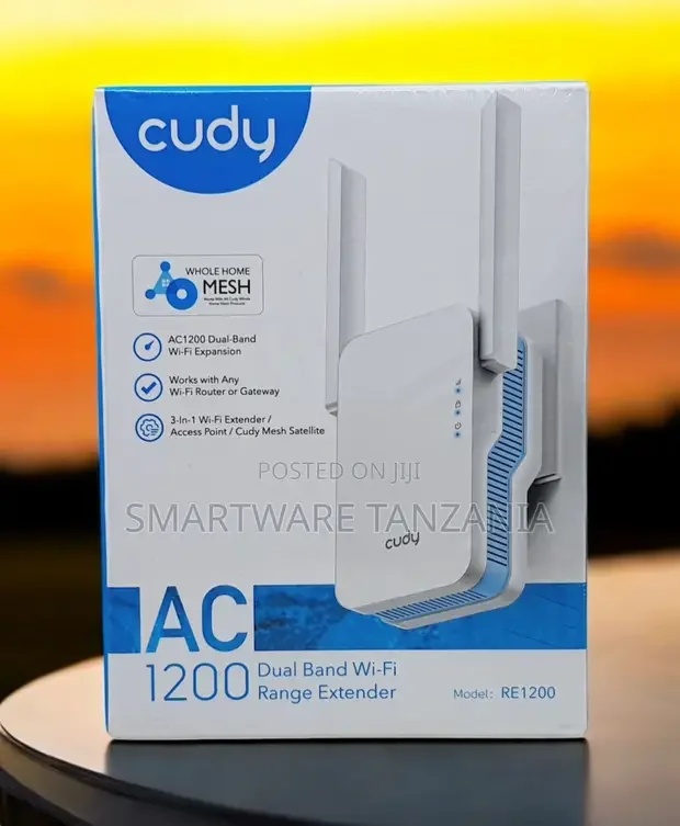 Cudy RE1200 AC1200 Dual-Band Mesh Wi-Fi Range Extender - Buy in Dar es Salaam, Tanzania | Smartware