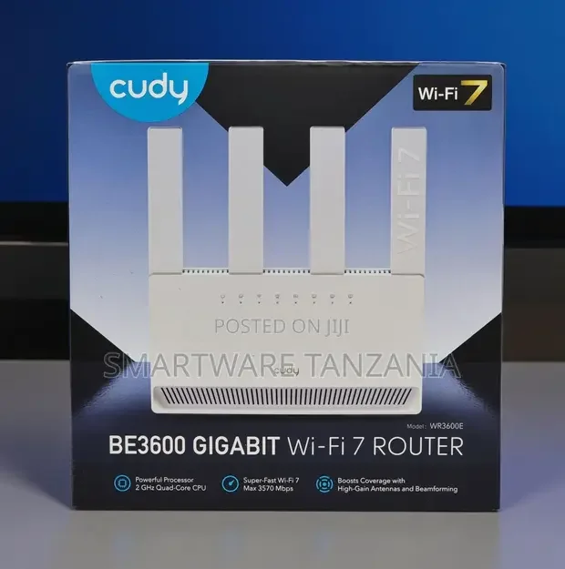 Cudy Wr3600e Be3600 Gigabit Wi-Fi 7 Router With Beamforming
