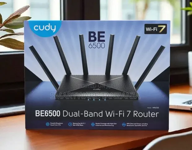 Cudy WR6500 BE6500 Wi-Fi 7 Dual-Band Router - Buy in Dar es Salaam, Tanzania | Smartware