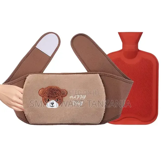 Cute Bear Hot Water Bottle With Velcro Waist Warmer Belt - Buy in Dar es Salaam, Tanzania | Smartware