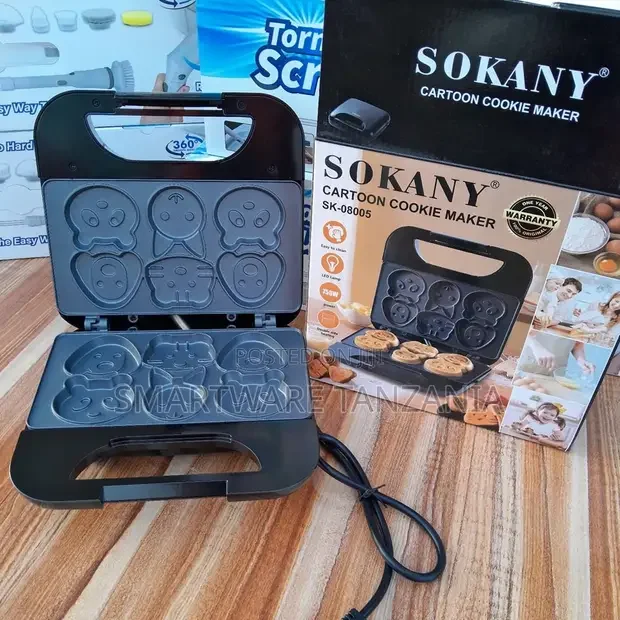 Cute Cartoon Waffle Maker Non-stick Electric Cake Maker - Buy in Dar es Salaam, Tanzania | Smartware