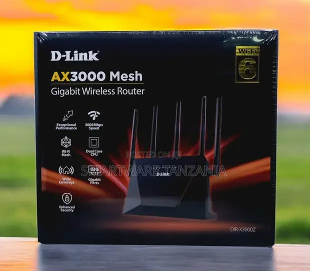 D-Link DIR-X3000Z AX3000 Mesh Wi-Fi 6 Router - Buy in Dar es Salaam, Tanzania | Smartware