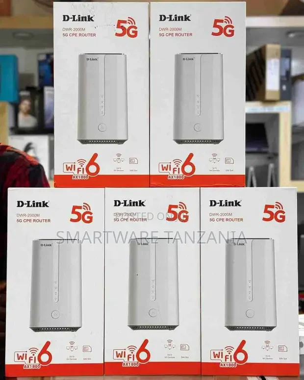 D-Link DWR-2000M 5G Wi-Fi 6 Router with SIM Slot - Buy in Dar es Salaam, Tanzania | Smartware