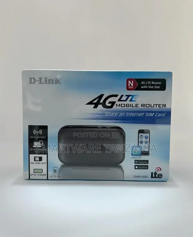 D-Link DWR-932 4G LTE Mobile Broadband Router - Buy in Dar es Salaam, Tanzania | Smartware