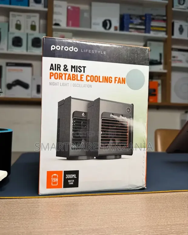 Rechargeable Desktop Air Cooler and Portable Fan - Buy in Dar es Salaam, Tanzania | Smartware