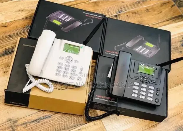 Desktop GSM Landline Phone with SIM Card Slot, FM Radio - Buy in Dar es Salaam, Tanzania | Smartware