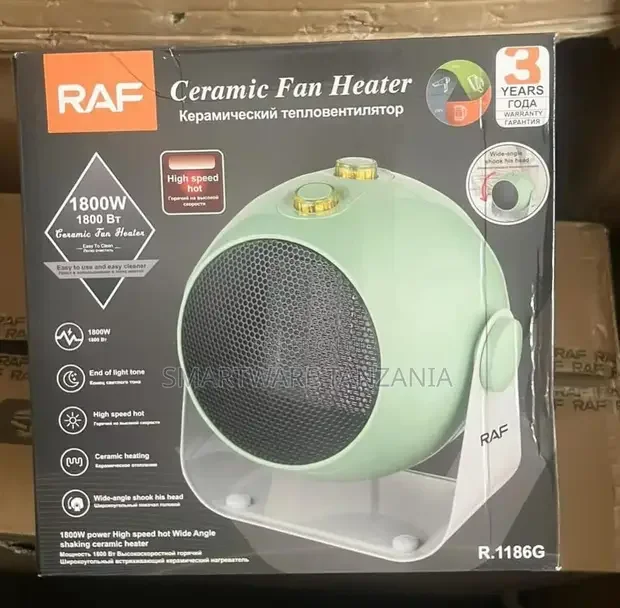 Desktop Heater Fan For Home Bedroom Office Desk Indoor Use - Buy in Dar es Salaam, Tanzania | Smartware