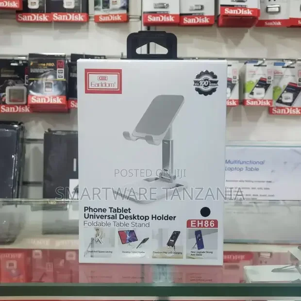 Desktop Phone Holder Stand Base, Foldable Phone Holder