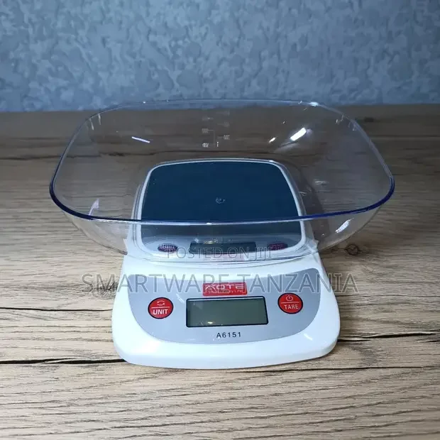 Digital Kitchen Scale With Bowl 5kg Capacity - Buy in Dar es Salaam, Tanzania | Smartware