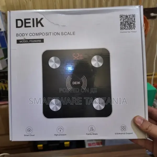 Digital Scale For Body Weight, Body Fat Bone Mass, And BMR