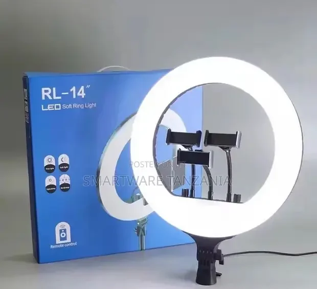 Dimmable LED Ring Light with 2m Stand for Phone and Camera - Buy in Dar es Salaam, Tanzania | Smartware