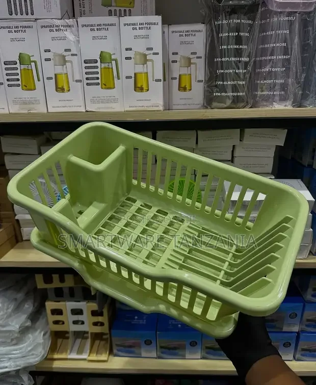 Dish Drying Rack for Kitchen Counter - Large Dish Rack With Drainboard