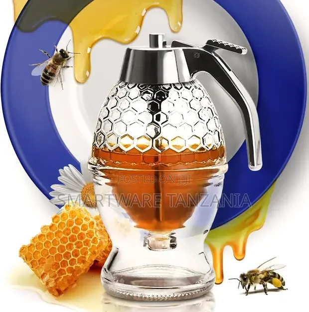 Dispenser Honey Jar With Stand Container Serving Honey - Buy in Dar es Salaam, Tanzania | Smartware