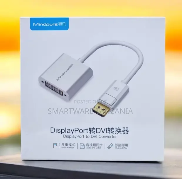 Display Port Male DP to DVI-I Adapter - Buy in Dar es Salaam, Tanzania | Smartware