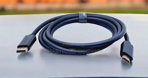 Displayport to Hdmi Cable Gold Plated for Monitor Pc