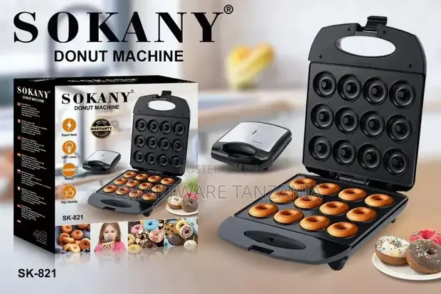 Donut Maker Machine, 1400W Nonstick Electric Doughnut Maker - Buy in Dar es Salaam, Tanzania | Smartware