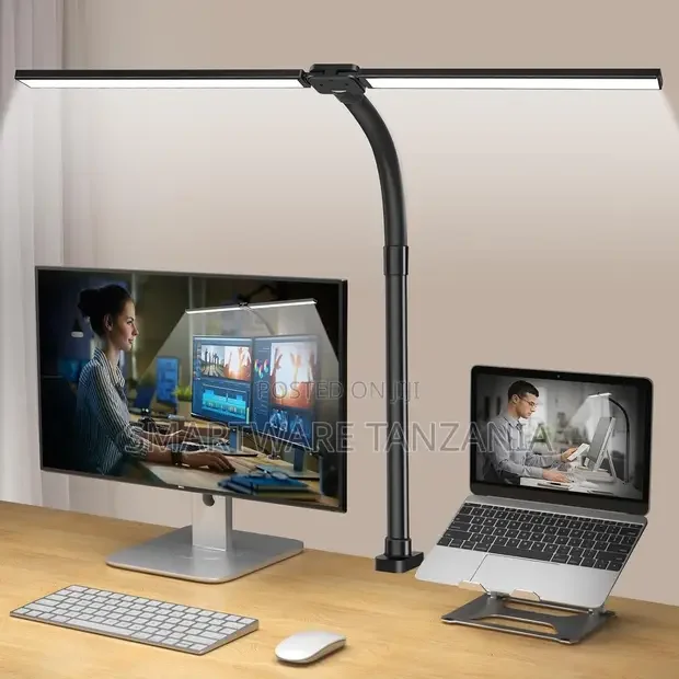 Double Bar LED Desk Lamp Clamp Adjustable Gooseneck Dimmable - Buy in Dar es Salaam, Tanzania | Smartware