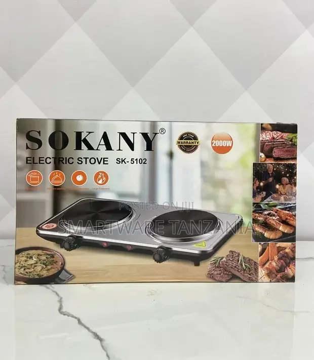 Double Flat Electric Cooker - Buy in Dar es Salaam, Tanzania | Smartware