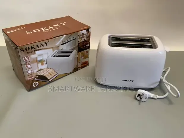 Double Short Slot Toaster, 2 Cuts, White, 700W - Buy in Dar es Salaam, Tanzania | Smartware