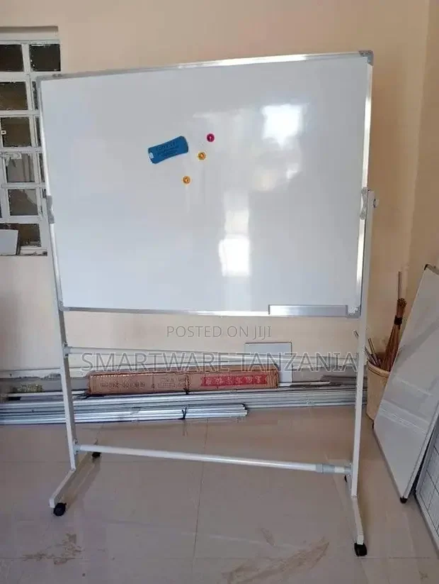 Double Side Mobile Magnetic Rolling Whiteboard On Wheels - Buy in Dar es Salaam, Tanzania | Smartware