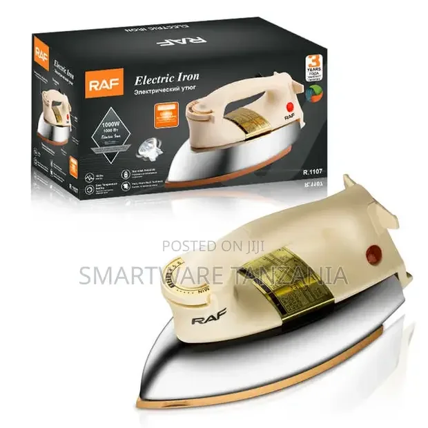 Dry Iron, 1000w, Stainless Steel Soleplate - Buy in Dar es Salaam, Tanzania | Smartware