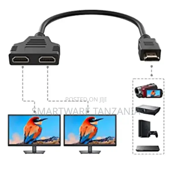 Dual HDMI Adapter HDMI Switch Adapter for 1080P HDTV - Buy in Dar es Salaam, Tanzania | Smartware