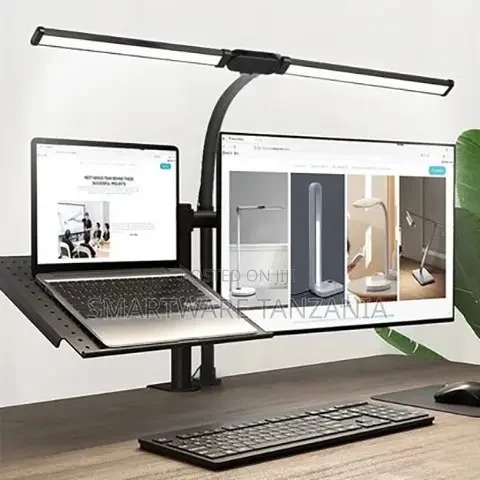 Dual Head LED Desk Lamp Clamp Monitor Laptop Office Lighting - Buy in Dar es Salaam, Tanzania | Smartware