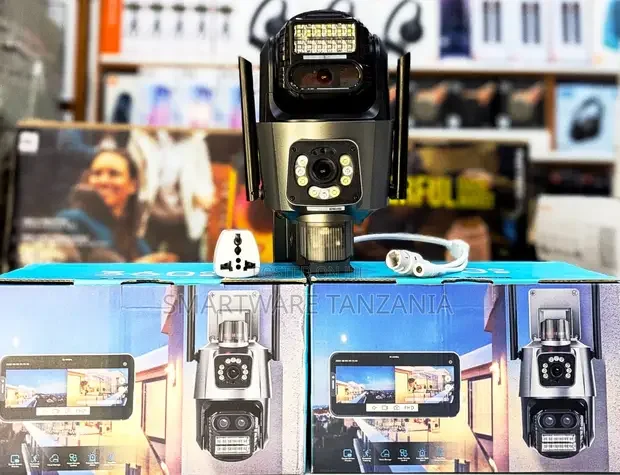 Dual Lens PTZ Security Camera Wifi With Floodlight - Buy in Dar es Salaam, Tanzania | Smartware