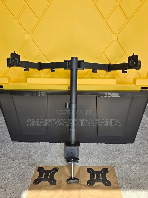 Dual Monitor 17-27 Adjustable in Height Monitor Arm Stand - Buy in Dar es Salaam, Tanzania | Smartware