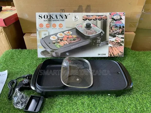 Dual-use Pot Electric Induction Hot Pot Cooker Pan BBQ