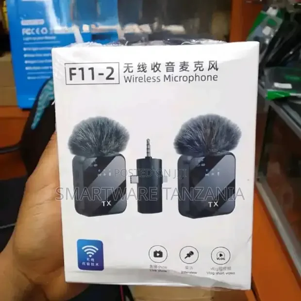 Dual Wireless Lavalier Mic System for Interviews - Buy in Dar es Salaam, Tanzania | Smartware