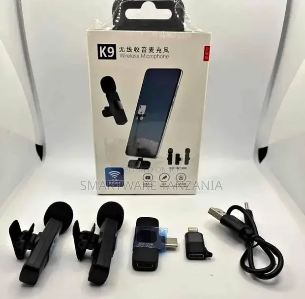 Dual Wireless Microphone For AndroidiPhone Noise Cancelling