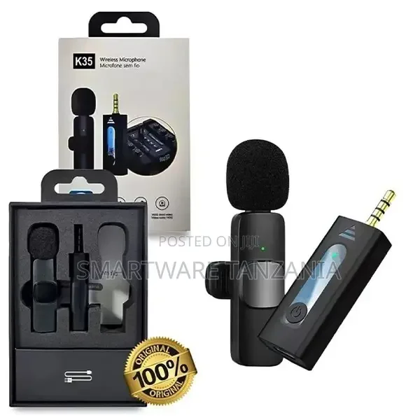 Dual Wireless Microphones For iPhone, Camera, Laptop - Buy in Dar es Salaam, Tanzania | Smartware