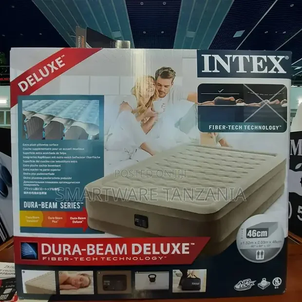 Durable Inflatable Air Mattress With Built-in Pump