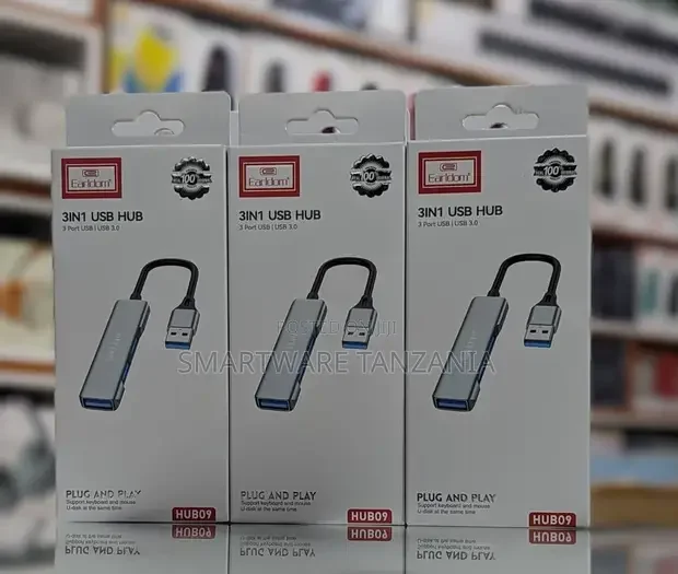 Earldom Hub09 3-in-1 USB 3.0 Hub - Buy in Dar es Salaam, Tanzania | Smartware