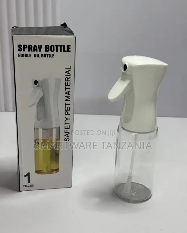 Edible Oil Mist Spray Bottle White Food Safe Pet Kitchen