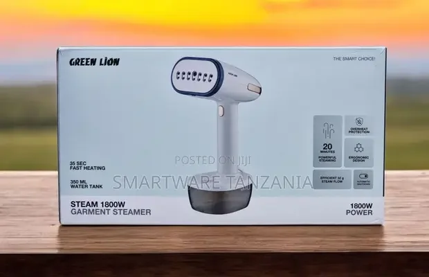 Effortless Fabric Care With the Green Lion 1800w Clothes Steamer - Buy in Dar es Salaam, Tanzania | Smartware
