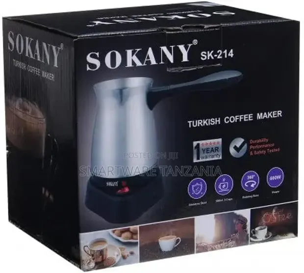 Electric 500ml Coffee Machine Greek Turkish Coffee Maker - Buy in Dar es Salaam, Tanzania | Smartware