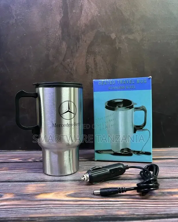 Electric Coffee Mug Stainless Steel Travel Car Heating Cup - Buy in Dar es Salaam, Tanzania | Smartware