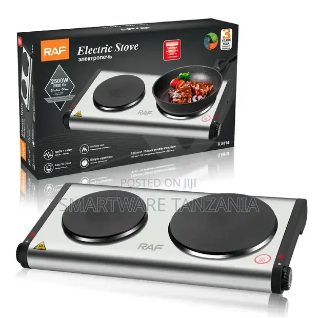 Electric Countertop Burner Stove Dual Control Cooktop Hot - Buy in Dar es Salaam, Tanzania | Smartware