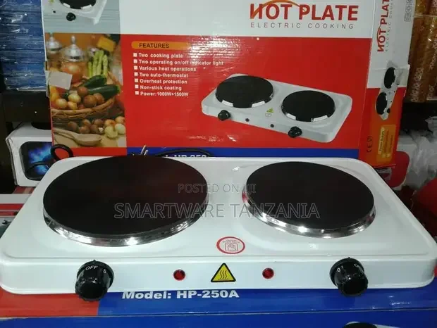 Electric Countertop Double Burner Iron Hot Plates Stove